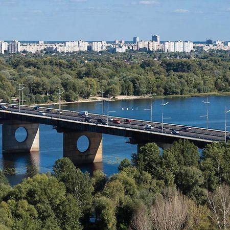 Exquisite Panoramic Views Apartment Dnipro Embankment Kiev Eksteriør billede