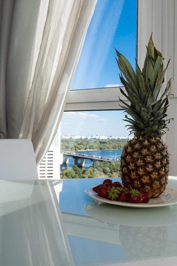 Exquisite Panoramic Views Apartment Dnipro Embankment Kiev Eksteriør billede