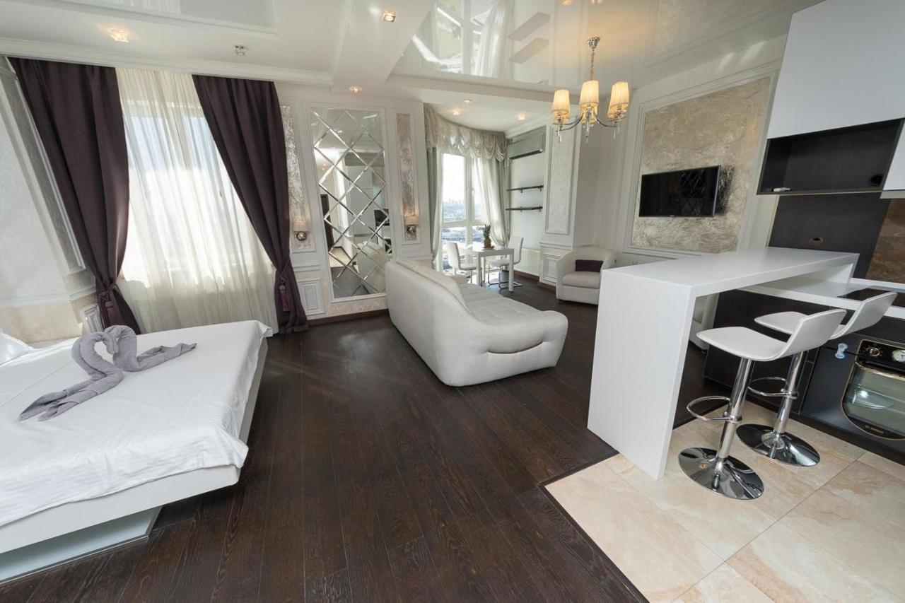 Exquisite Panoramic Views Apartment Dnipro Embankment Kiev Eksteriør billede