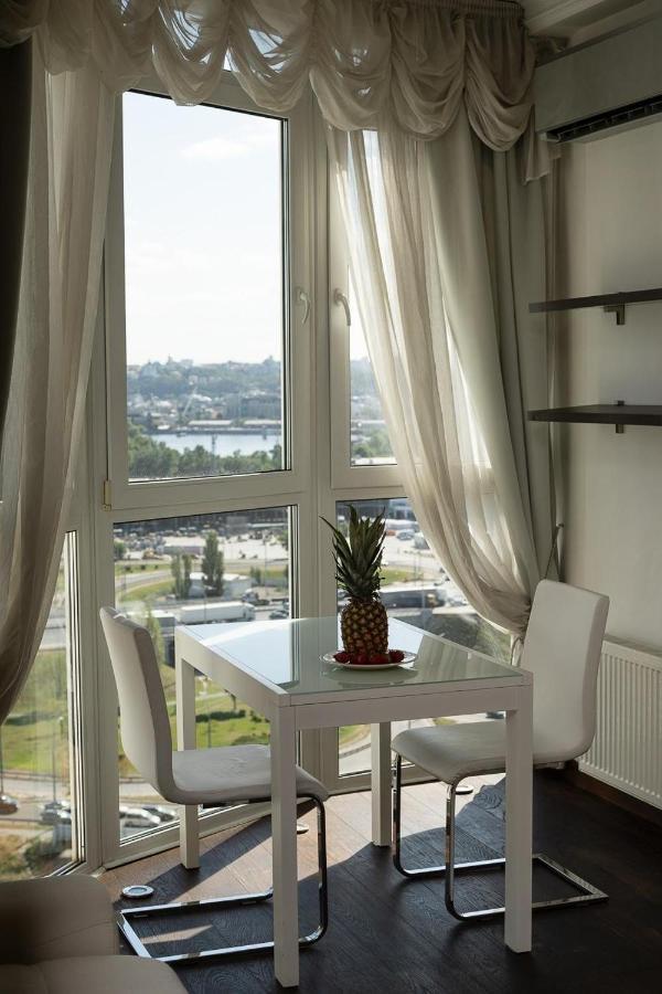 Exquisite Panoramic Views Apartment Dnipro Embankment Kiev Eksteriør billede